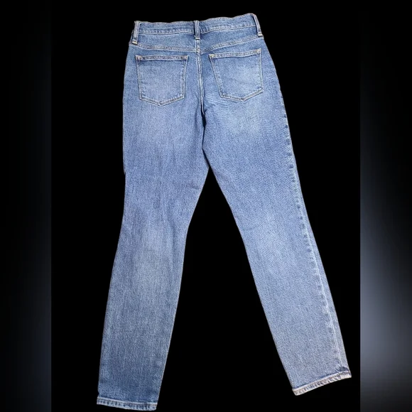 J. Crew Light Distressed Button Fly High Rise Skinny Jeans Size 26 - Picture 3 of 3